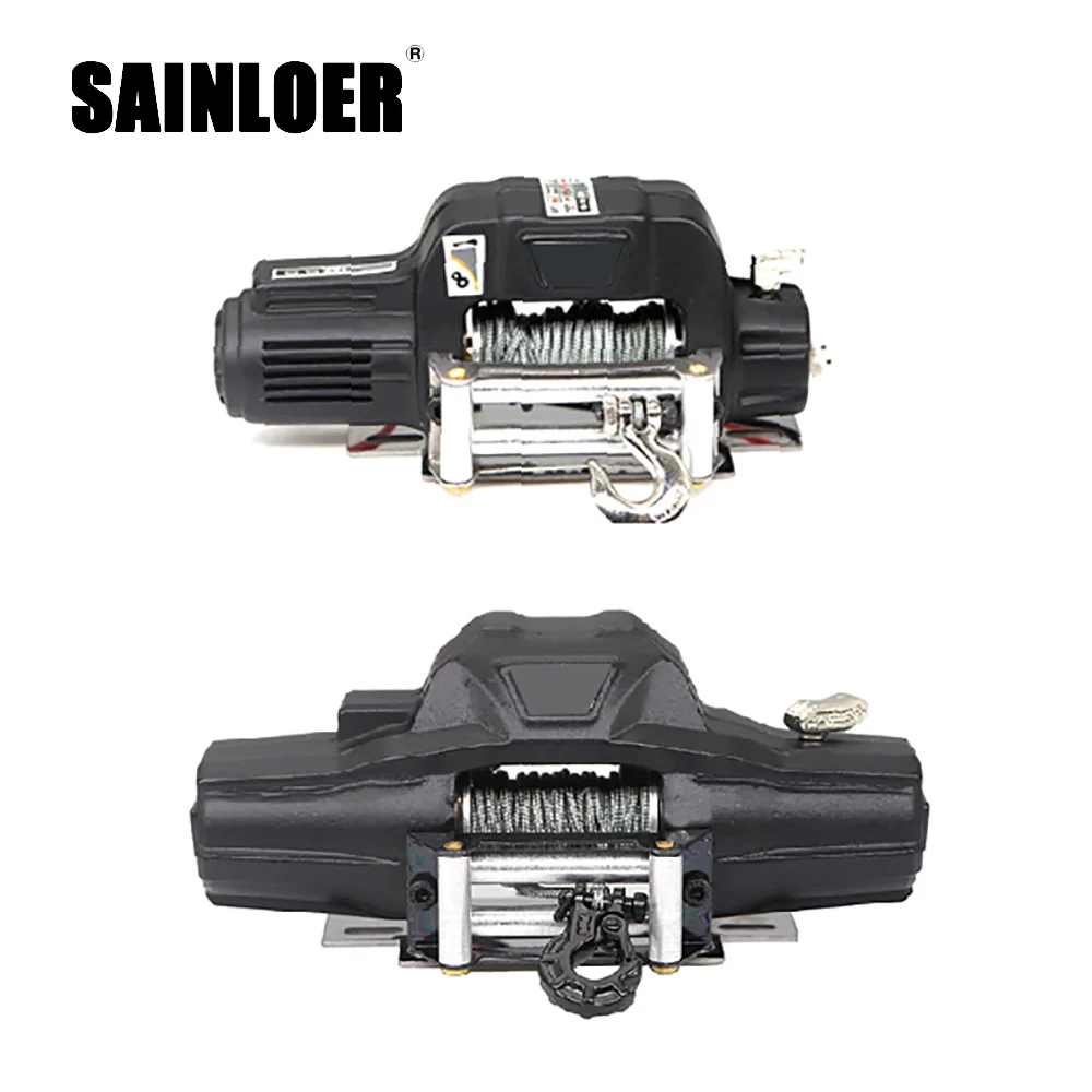 New RC Metal Automatic Single/double Motor Simulated Winch For 1/10 RC Crawler Car Axial SCX10 RC4WD TRX4 D90 D110 Tamiya CC01
New RC Metal Automatic Single/double Motor Simulated Winch For 1/10 RC Crawler Car Axial SCX10 RC4WD TRX4 D90 D110 Tamiya CC01