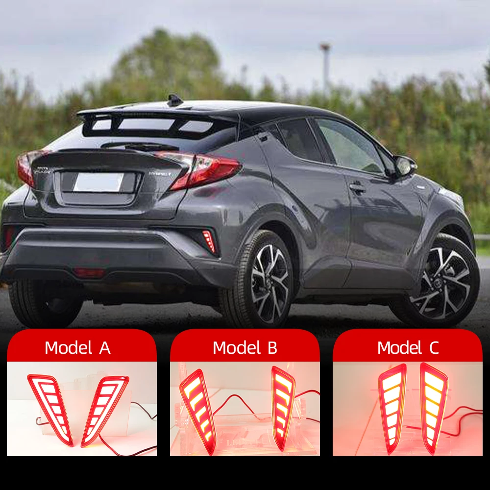 Симпатичные светодиодные отражатели 2 шт. для Toyota C-HR CHR 2016 2017 2018 2019, задние противотуманные фары, задний бампер, стоп светильник
Симпатичные светодиодные отражатели 2 шт. для Toyota C-HR CHR 2016 2017 2018 2019, задние противотуманные фары, задний бампер, стоп светильник