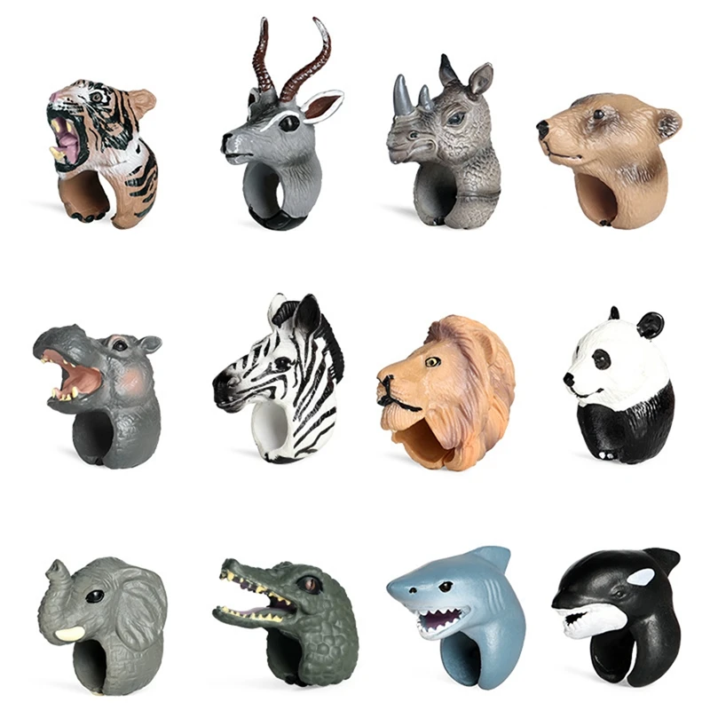 12 PCS Animal Finger Hand Puppet For Kid 3D Cartoon Elephant Lion Panda Tiger Finger Puppet Ring Dress Up Game
12 PCS Animal Finger Hand Puppet For Kid 3D Cartoon Elephant Lion Panda Tiger Finger Puppet Ring Dress Up Game