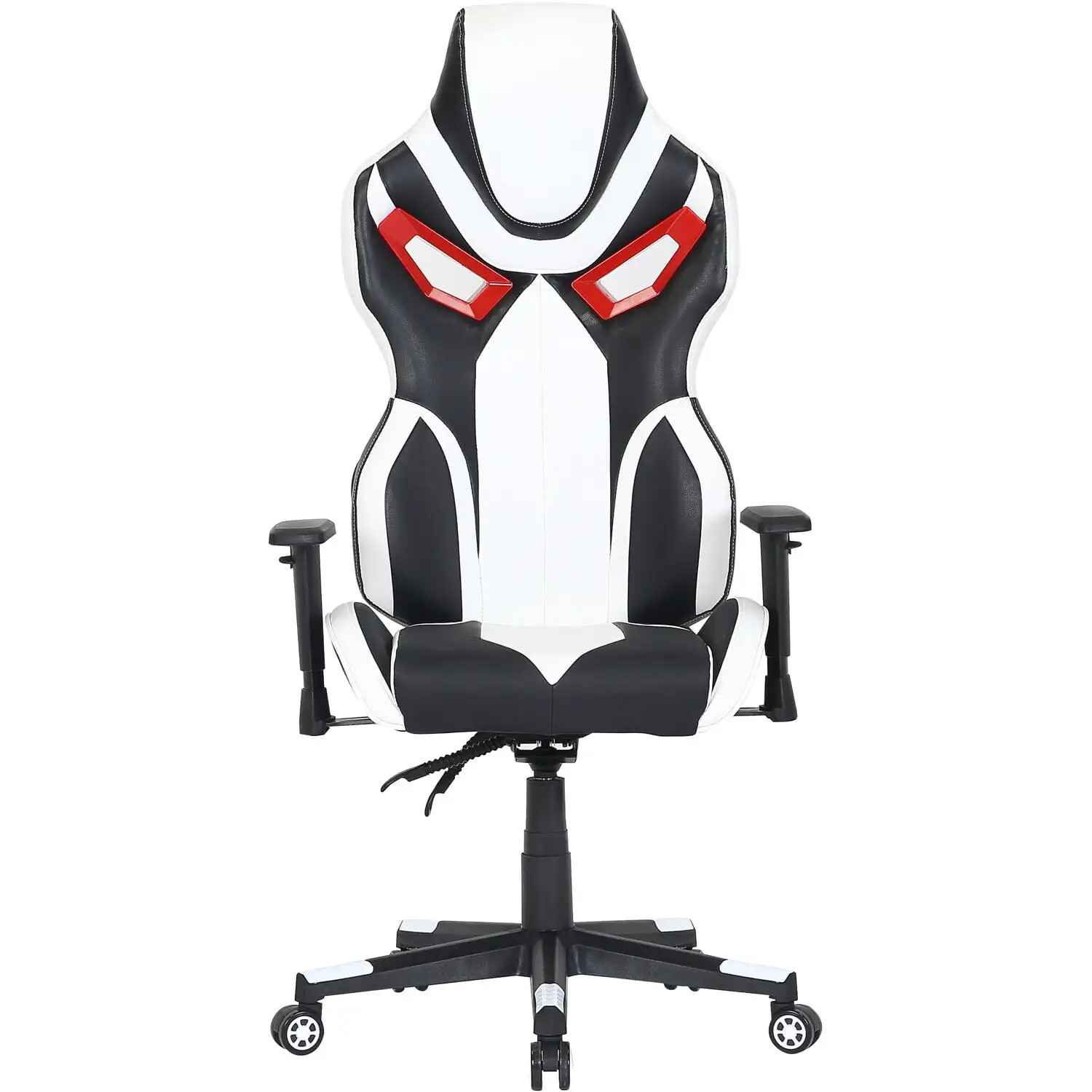White, Black & Red Ergonomic Racer Gaming Chair | Height Adjustable Gas Lift | 180 Degree Tilt Recline | High Quality Padding
White, Black & Red Ergonomic Racer Gaming Chair | Height Adjustable Gas Lift | 180 Degree Tilt Recline | High Quality Padding