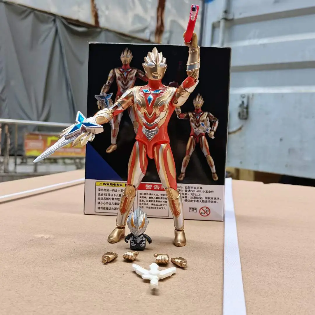 2022 New joint movable Ultraman Trigger Action Figures 17cm PVC Model Fight Monsters Kid Gift Toy
2022 New joint movable Ultraman Trigger Action Figures 17cm PVC Model Fight Monsters Kid Gift Toy