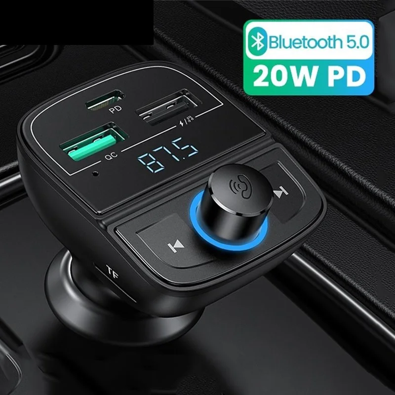 Ugreen Quick Charge 4.0 3.0 Car Phone Charger 20W PD Charging Bluetooth 5.0 FM Transmitter USB Car Charger Kit Audio MP3 Player
Ugreen Quick Charge 4.0 3.0 Car Phone Charger 20W PD Charging Bluetooth 5.0 FM Transmitter USB Car Charger Kit Audio MP3 Player