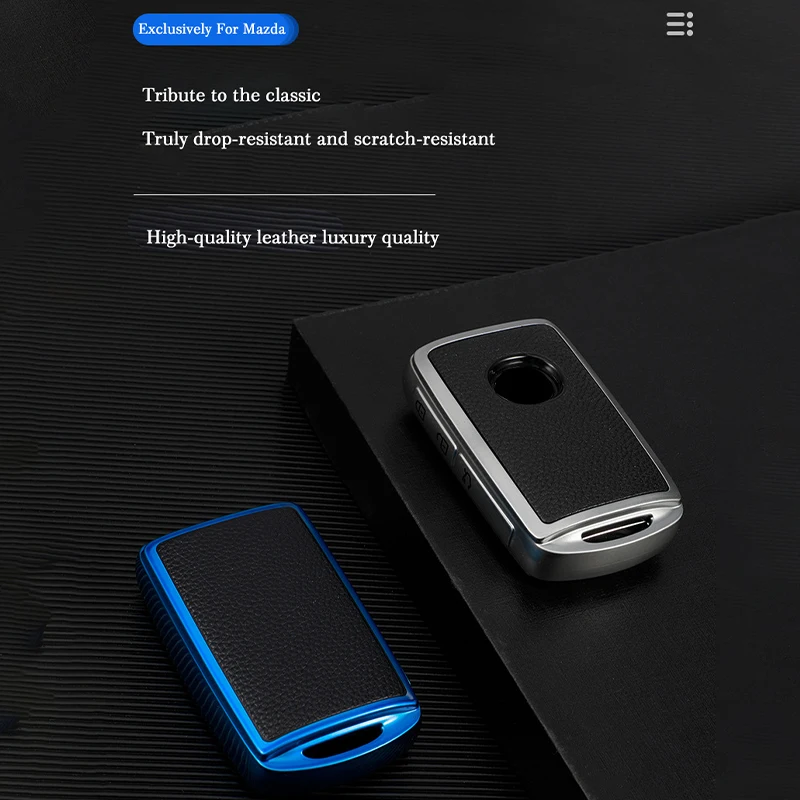 Leather TPU Car Remote Key Case Cover Protected Shell for Mazda 3 Alexa CX4 CX5 CX8 2019 2020 Key Chain Auto Accessories
Leather TPU Car Remote Key Case Cover Protected Shell for Mazda 3 Alexa CX4 CX5 CX8 2019 2020 Key Chain Auto Accessories