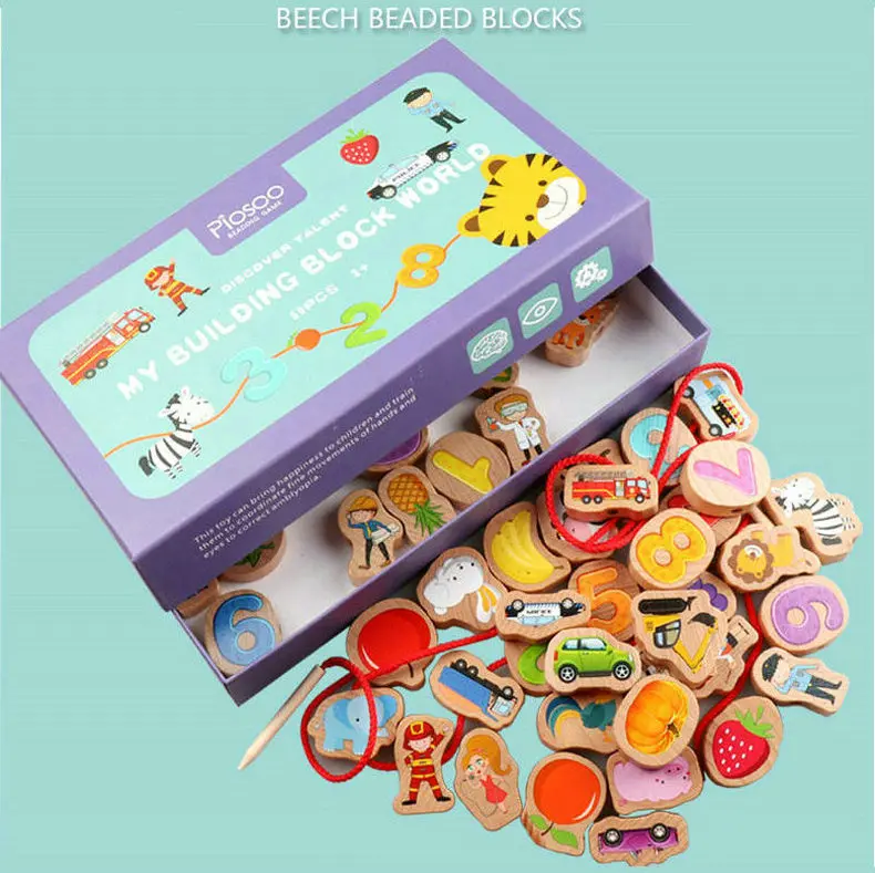 Детский конструктор из бука, игрушка для раннего обучения, деревянная игрушка Монтессори
Детский конструктор из бука, игрушка для раннего обучения, деревянная игрушка Монтессори