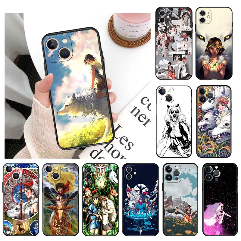 Black Silicone Princess Mononoke Phone Case for iphone 14ProMax 13 11 12 Pro XS Max Mini XR SE 8 7 14 Plus X Soft Matte Cover
Black Silicone Princess Mononoke Phone Case for iphone 14ProMax 13 11 12 Pro XS Max Mini XR SE 8 7 14 Plus X Soft Matte Cover