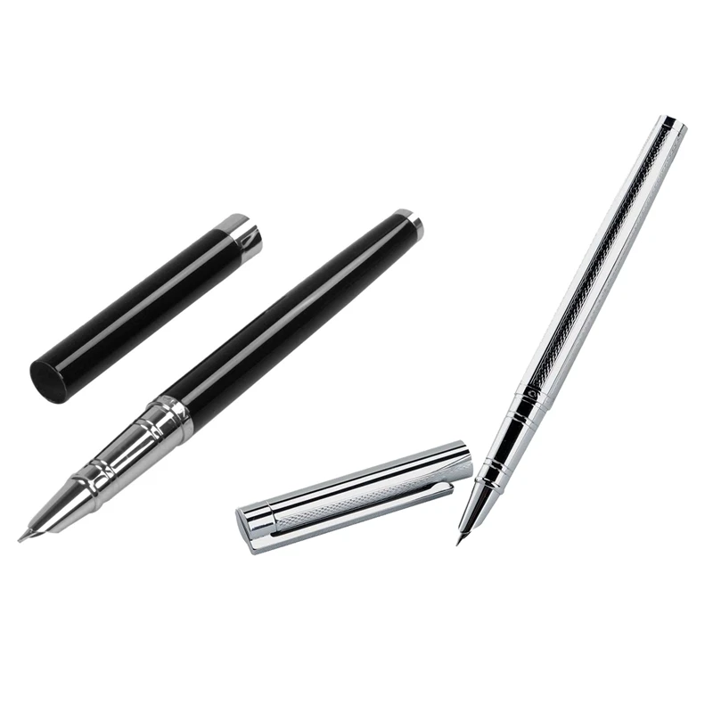 Перьевая ручка Jinhao из иридии, 2 шт., 126, с тонким капюшоном и перьевой ручкой, подарок для учеников, для офиса, учебы, серебристая и черная
Перьевая ручка Jinhao из иридии, 2 шт., 126, с тонким капюшоном и перьевой ручкой, подарок для учеников, для офиса, учебы, серебристая и черная