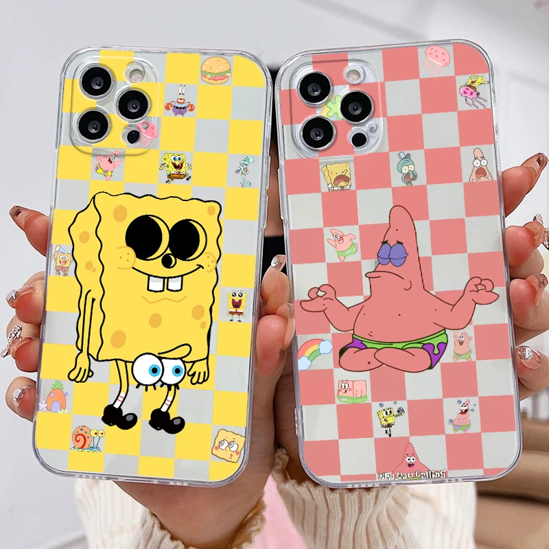 Cartoon Anime Sponge Starfish Phone Case For Apple iPhone 11 12 13 14 Max Mini 5 6 7 8 S SE X XR XS Pro Plus Transparent Soft
Cartoon Anime Sponge Starfish Phone Case For Apple iPhone 11 12 13 14 Max Mini 5 6 7 8 S SE X XR XS Pro Plus Transparent Soft