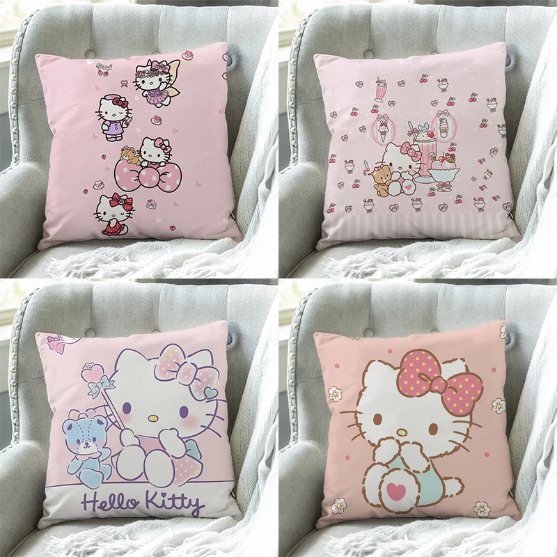Pillowcase Double Printed Hellos Cat Kitty Series Sofa Cushion Cover Home Decoration Pillowcase Short Plush 40x40cm
Pillowcase Double Printed Hellos Cat Kitty Series Sofa Cushion Cover Home Decoration Pillowcase Short Plush 40x40cm