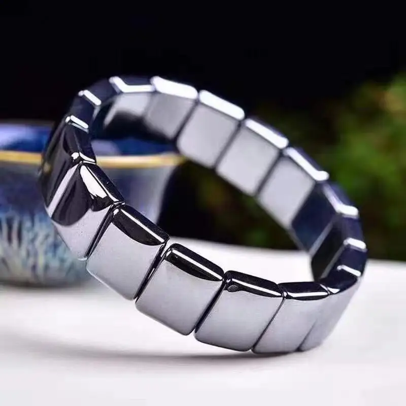 Classical Square Hematite Energy Bracelet Bangle Men Black Hematite Magnetic Bracelets for Women New Fashion Energy Jewelry
Classical Square Hematite Energy Bracelet Bangle Men Black Hematite Magnetic Bracelets for Women New Fashion Energy Jewelry