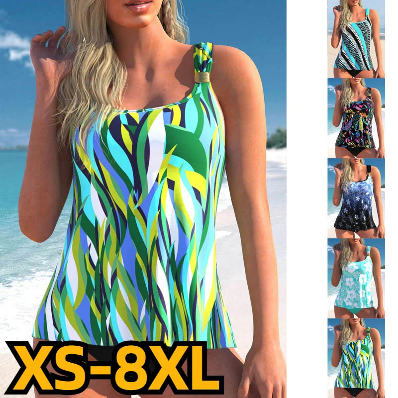 Women New Design Printing Tankini Swimsuit Bikini Set Summer Bathing Suit Retro Beach Wear Bikini Loose Size Monokini Swimwear
Women New Design Printing Tankini Swimsuit Bikini Set Summer Bathing Suit Retro Beach Wear Bikini Loose Size Monokini Swimwear