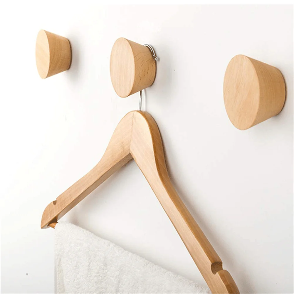 Wood Wall Hook Household Hanger Nail Included Heavy Duty Round Button Series Key Holder Hat Scarf Handbag Storage Room Decor
Wood Wall Hook Household Hanger Nail Included Heavy Duty Round Button Series Key Holder Hat Scarf Handbag Storage Room Decor