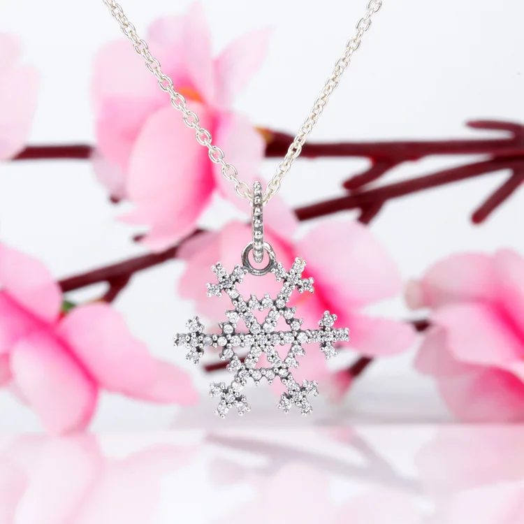 S925 Sterling Silver New Crystal Snowflake Pendant Fashion Pendant Fit Original Charms
S925 Sterling Silver New Crystal Snowflake Pendant Fashion Pendant Fit Original Charms