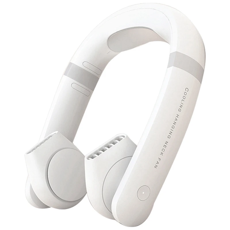 Outdoor Halter Neck Fan Portable Lazy Sports Hanging Neck Fan USB Rechargeable Sports Leafless Cooling Fan Air Cooler 
Outdoor Halter Neck Fan Portable Lazy Sports Hanging Neck Fan USB Rechargeable Sports Leafless Cooling Fan Air Cooler