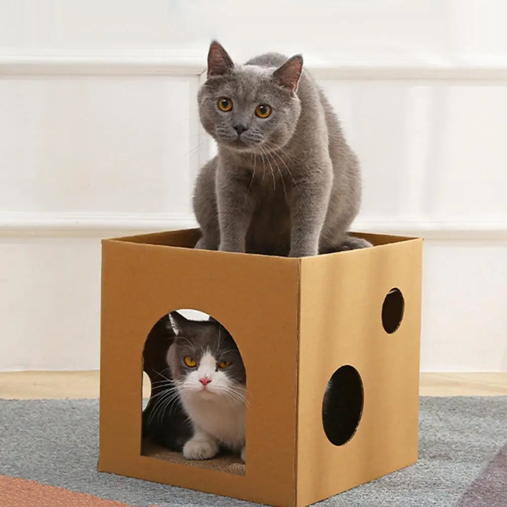 Pet House Cat Scratch Board Wear-resistant Anti-scratch Corrugated Paper Cat Scratcher Toys Pet Supplies
Pet House Cat Scratch Board Wear-resistant Anti-scratch Corrugated Paper Cat Scratcher Toys Pet Supplies