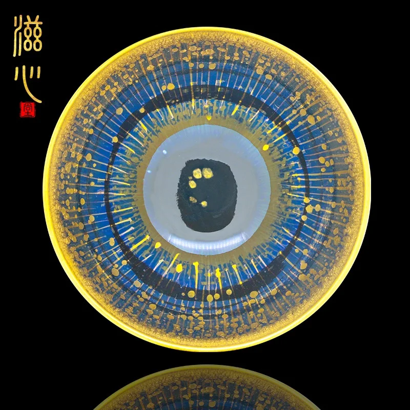 Zixintang золотые масляные капли Jian Zhan чайная чашка ручной работы знаменитая чашка Tianmu чайная чашка эмалированный чугунный Стандартный чайный набор 
Zixintang золотые масляные капли Jian Zhan чайная чашка ручной работы знаменитая чашка Tianmu чайная чашка эмалированный чугунный Стандартный чайный набор