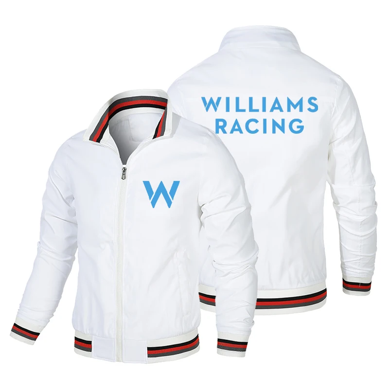 

F1 Jacket Uniform Formula One Racing Suit Williams Racing 2023 Team Jacket Men's Windproof Jack MOTO Motorcycle Top Fan Jersey