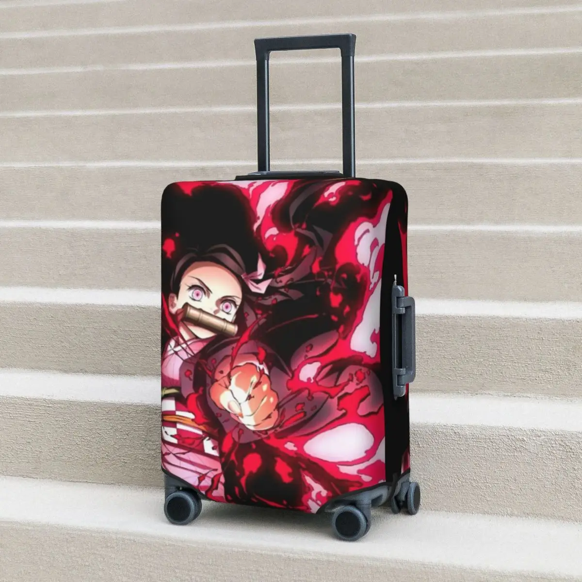 Nezuko Blood Demon Slayer Suitcase Cover Kimetsu no Yaiba Holiday Business Fun Luggage Case Protector
Nezuko Blood Demon Slayer Suitcase Cover Kimetsu no Yaiba Holiday Business Fun Luggage Case Protector