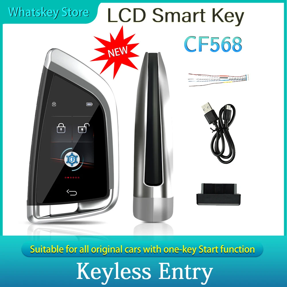 Универсальный модифицированный смарт-ключ CF568 с ЖК-экраном дисплей OBD для BMW для Benz/Audi/VW для Kia БЕСКЛЮЧЕВОЙ вход Автоматический дверной замок
Универсальный модифицированный смарт-ключ CF568 с ЖК-экраном дисплей OBD для BMW для Benz/Audi/VW для Kia БЕСКЛЮЧЕВОЙ вход Автоматический дверной замок