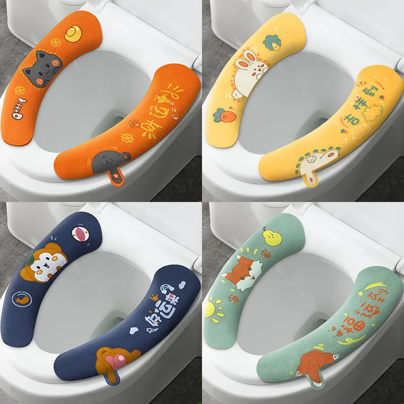 Toilet seat cover washable cartoon paste universal toilet with winter thermal static toilet seat cushion toilet seat cushion
Toilet seat cover washable cartoon paste universal toilet with winter thermal static toilet seat cushion toilet seat cushion