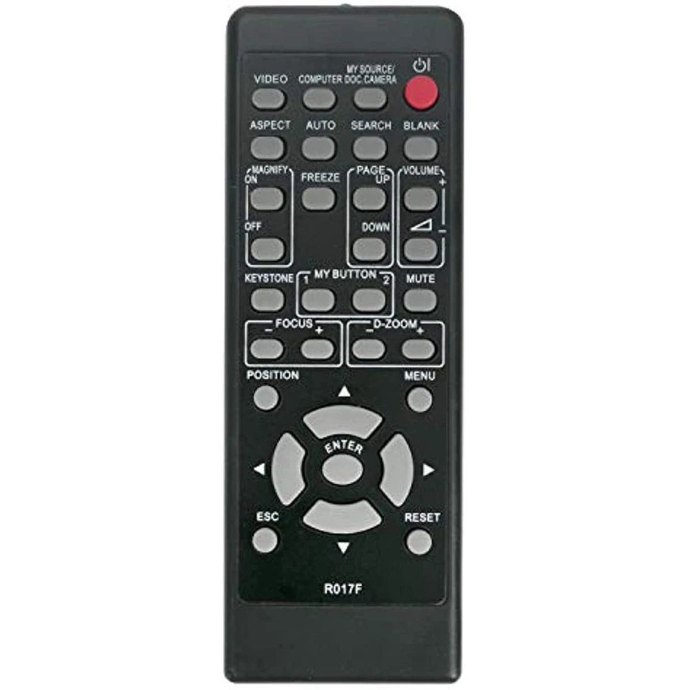 Replacement Remote Control R017F for Projector -A221N -A221NM -A301N -A301NM -AW251N -AW251NM
Replacement Remote Control R017F for Projector -A221N -A221NM -A301N -A301NM -AW251N -AW251NM