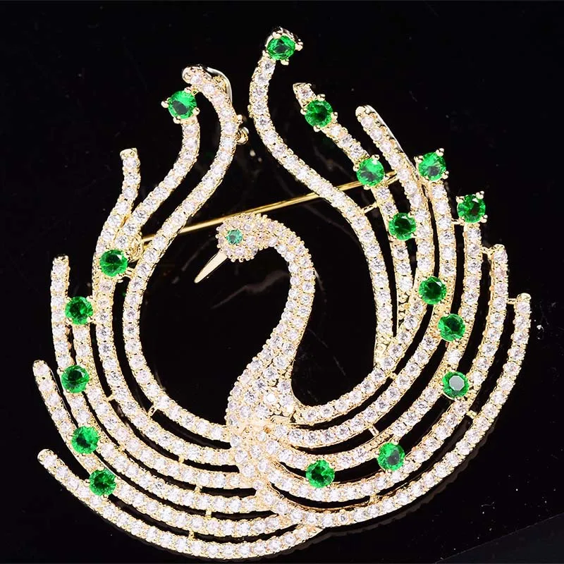Korean Jewelry Pin Inlaid Zircon Phoenix Brooches for Women Accessories Stylishy Bird Animal Brooch Pin Shiny Party Decoration
Korean Jewelry Pin Inlaid Zircon Phoenix Brooches for Women Accessories Stylishy Bird Animal Brooch Pin Shiny Party Decoration