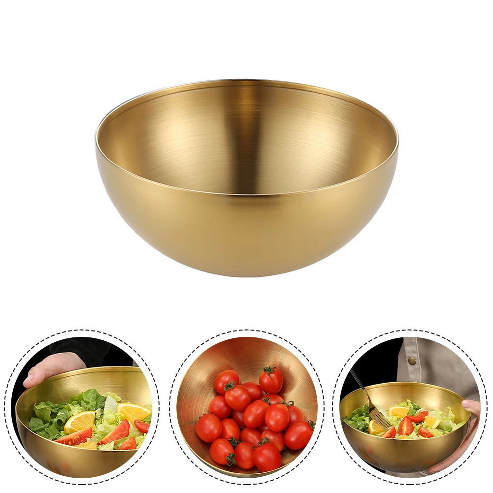 Stainless Steel Metal Salad Bowl Food Container For Serving Fruits Home Dinnerwar Soup Rice Ramen Noodles Bowl
Stainless Steel Metal Salad Bowl Food Container For Serving Fruits Home Dinnerwar Soup Rice Ramen Noodles Bowl
