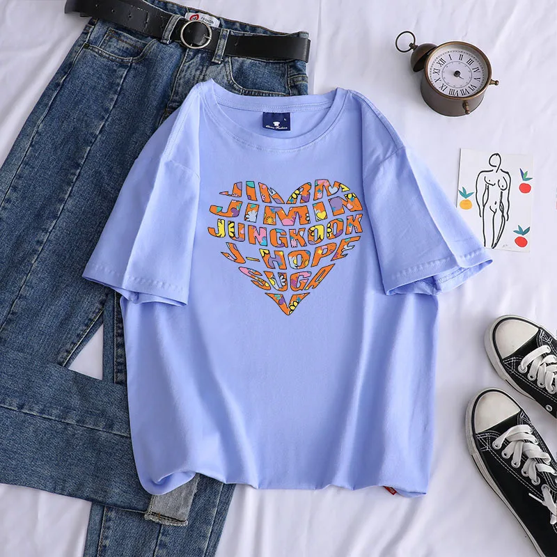 PTD t shirts Cotton Jimin Jin RM Jungkook J-Hope Suga V Bangtan Boys t-Shirt Premium Quality Kpop Fans tees
PTD t shirts Cotton Jimin Jin RM Jungkook J-Hope Suga V Bangtan Boys t-Shirt Premium Quality Kpop Fans tees