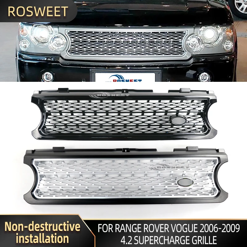 For Range Rover Vogue 2006-2009 Car Upper Bumper Intake Hood Mesh Grid Front Bumper Grille
For Range Rover Vogue 2006-2009 Car Upper Bumper Intake Hood Mesh Grid Front Bumper Grille