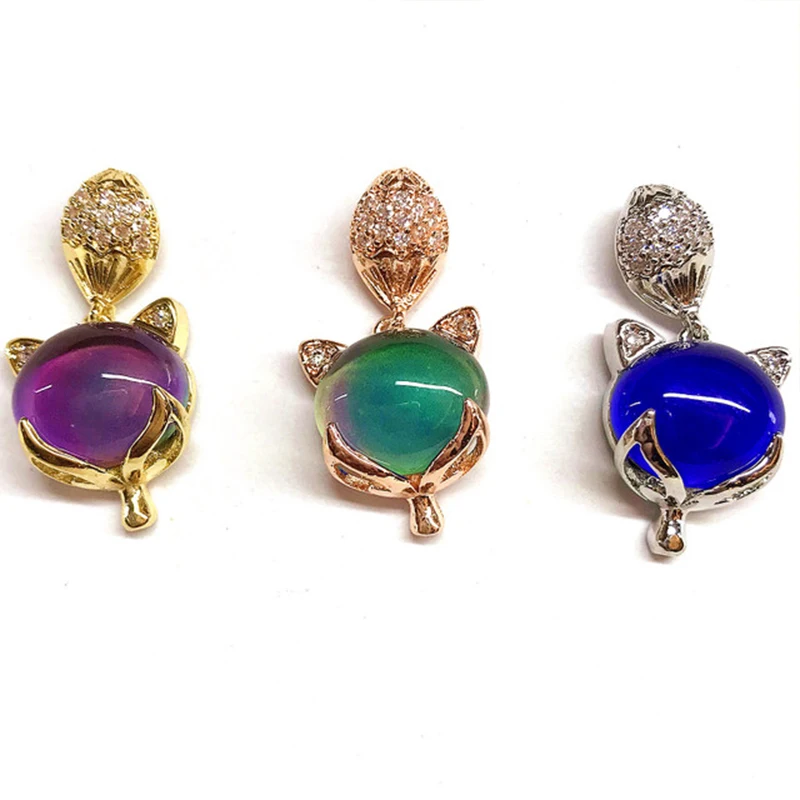 New Cute Copper Plated Red Fox Wenbianshi Pendant Fashion Women's Cute Animal Earrings Necklace Accessories
New Cute Copper Plated Red Fox Wenbianshi Pendant Fashion Women's Cute Animal Earrings Necklace Accessories