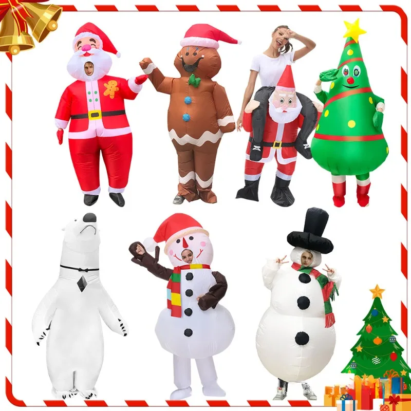 Christmas Snowman New Inflatable Clothes Funny Costumes Cosplay Cute Snowman Prop Carnival Stage Party Dress Up Outdoor Clothing
Christmas Snowman New Inflatable Clothes Funny Costumes Cosplay Cute Snowman Prop Carnival Stage Party Dress Up Outdoor Clothing