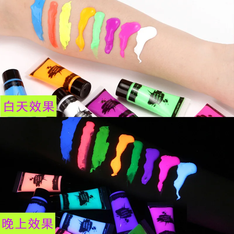 Wholesale Body Painting Face Painting Kit with Brush Fluorescent Tattoo Christmas Halloween Costume Party Stamping Paint
Wholesale Body Painting Face Painting Kit with Brush Fluorescent Tattoo Christmas Halloween Costume Party Stamping Paint