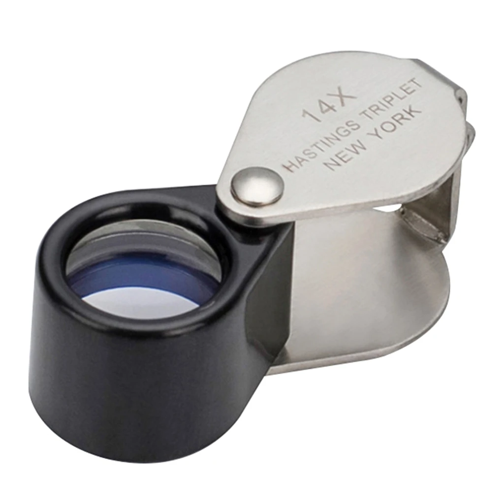 Folding 14X Optics Loupes Magnifying Glass Portable Magnifier Metal Microscope Pocket Magnifying Eye Glass Lens Present Dropship 
Folding 14X Optics Loupes Magnifying Glass Portable Magnifier Metal Microscope Pocket Magnifying Eye Glass Lens Present Dropship
