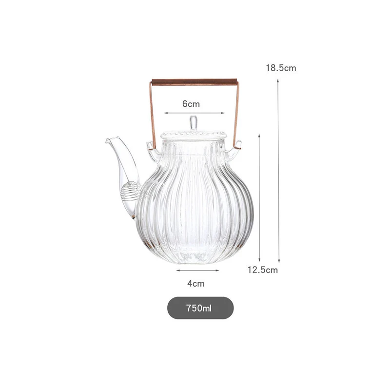 Прозрачный термостойкий стеклянный чайник 750 мл
Прозрачный термостойкий стеклянный чайник 750 мл