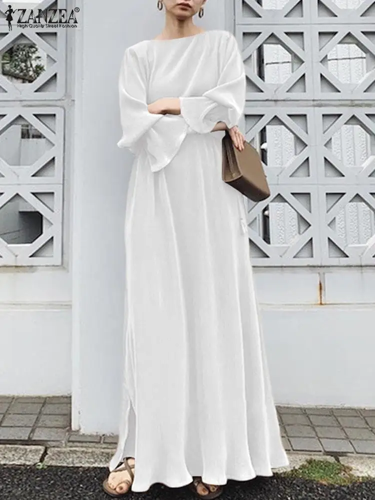 2022 Women Fashion Pleated Party Dresses Vestido ZANZEA Spring Long Sleeve Maxi Dress Casual Lady Solid A-line Oversize Sundress
2022 Women Fashion Pleated Party Dresses Vestido ZANZEA Spring Long Sleeve Maxi Dress Casual Lady Solid A-line Oversize Sundress