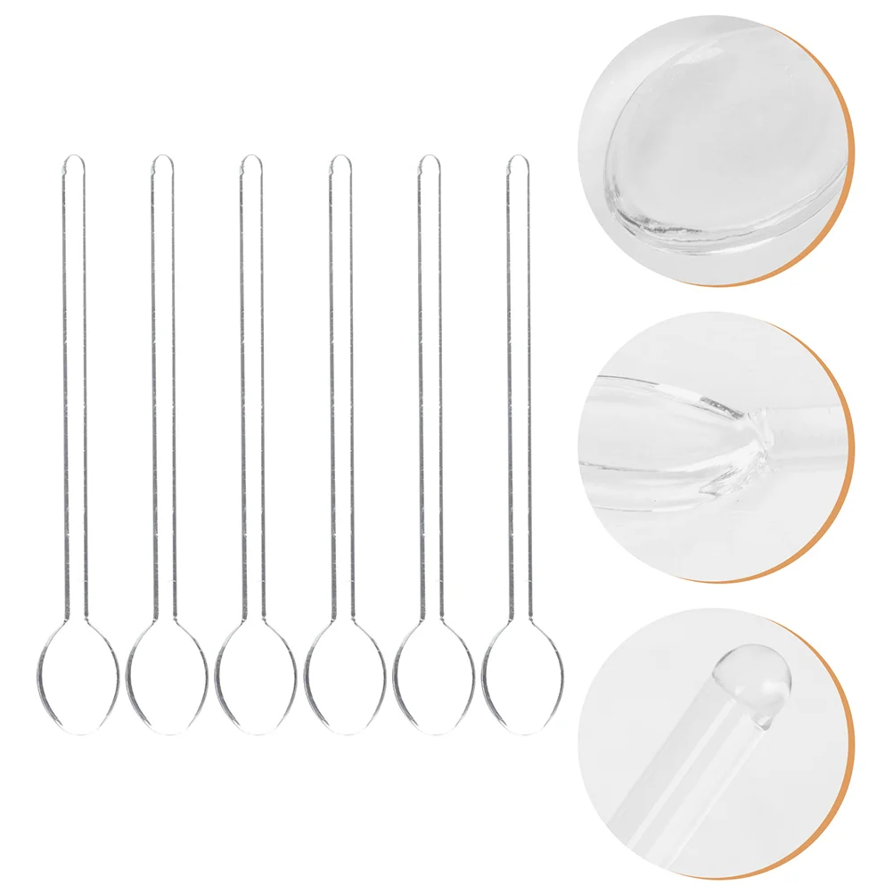 

Spoon Coffee Mixing Stirrer Stirring Tea Stick Scoop Spoons Cocktail Ice Cream Rod Stir Iced Dessert Sugar Salt Espresso Kitchen