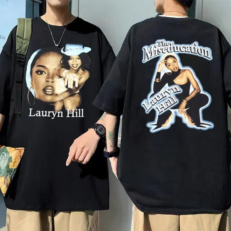 Singer The Miseducation of Lauryn Hill Graphics T Shirts Male Harajuku Tshirt Vintage Streetwear Men Hip Hop Oversized T-shirts
Singer The Miseducation of Lauryn Hill Graphics T Shirts Male Harajuku Tshirt Vintage Streetwear Men Hip Hop Oversized T-shirts