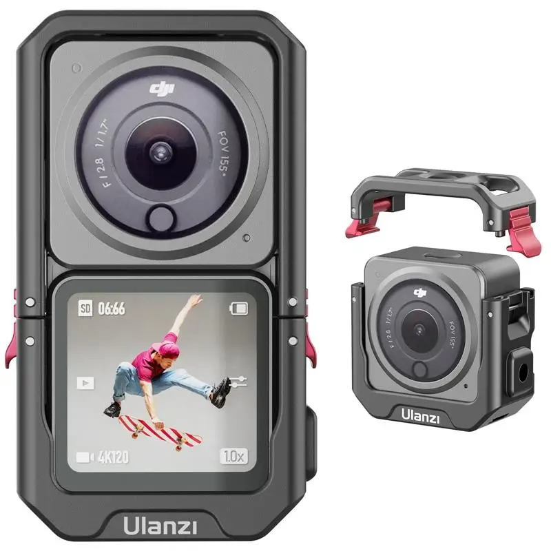 Металлический каркас Ulanzi C-Action 2 для DJI Osmo Action 2, магнитное основание с винтом 1/4, защитный одиночный или комбинированный чехол для холодного башмака
Металлический каркас Ulanzi C-Action 2 для DJI Osmo Action 2, магнитное основание с винтом 1/4, защитный одиночный или комбинированный чехол для холодного башмака