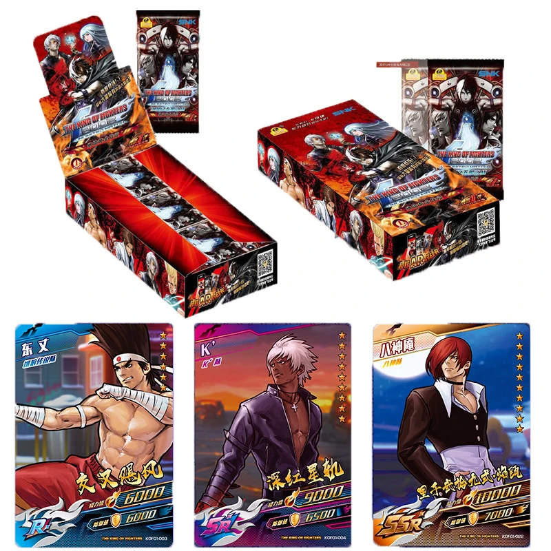 The King of Fighters Gold Battle AR Battle Cards Collection Game Anime Character UR Bronzing Card Table Game Toy Children Gift
The King of Fighters Gold Battle AR Battle Cards Collection Game Anime Character UR Bronzing Card Table Game Toy Children Gift