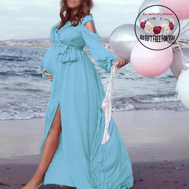 2022 Maternity Photoshoot Dress Women Pregnancy Maxi Gown Split Long Deep V neck Pregnant For Baby Shower Photography Prop
2022 Maternity Photoshoot Dress Women Pregnancy Maxi Gown Split Long Deep V neck Pregnant For Baby Shower Photography Prop