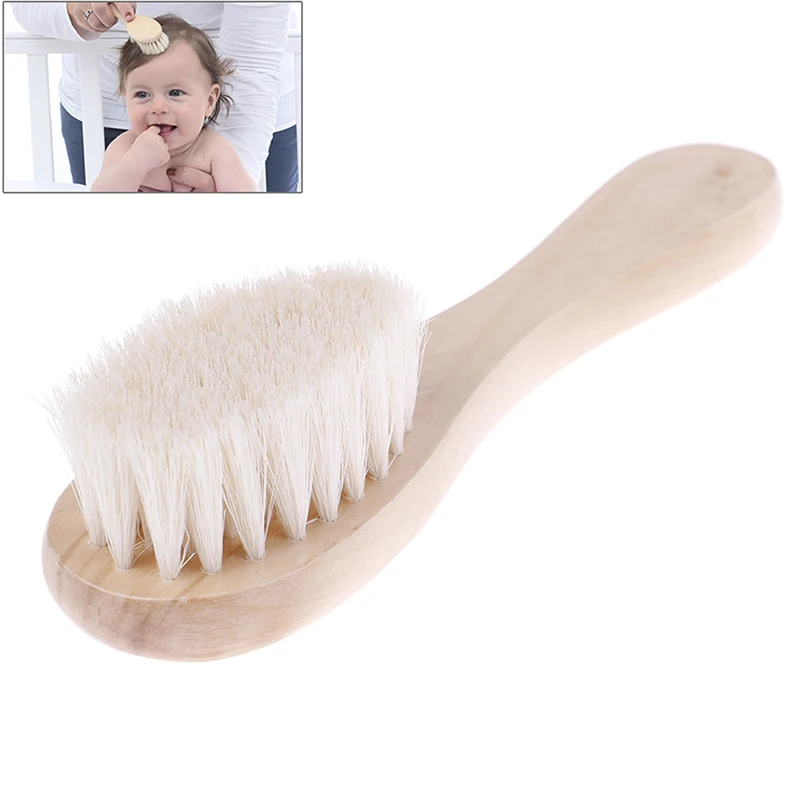 Hot 1pcs Newborn Baby Soft Wool Hair Scalp Massage Hair Brush Comb Wooden Handle Hairbrush Infant Comb For Baby Retail
Hot 1pcs Newborn Baby Soft Wool Hair Scalp Massage Hair Brush Comb Wooden Handle Hairbrush Infant Comb For Baby Retail