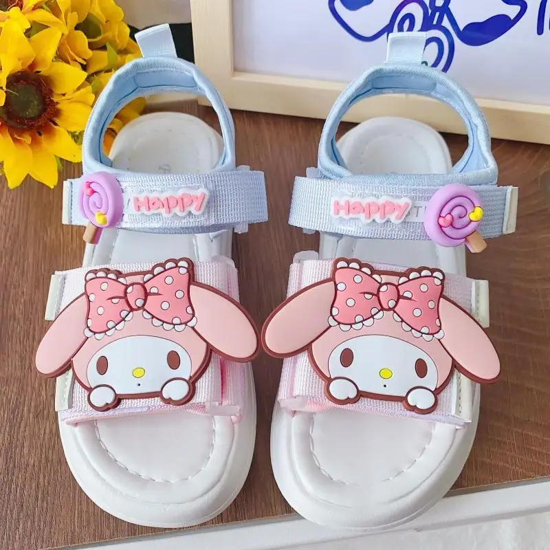 Sanrio Hellokitty Mymelody Kuromi Cinnamoroll Pompom Purin Princess Wind Beach Sandals Girls Simple Open Toe Deodorant Sandals
Sanrio Hellokitty Mymelody Kuromi Cinnamoroll Pompom Purin Princess Wind Beach Sandals Girls Simple Open Toe Deodorant Sandals