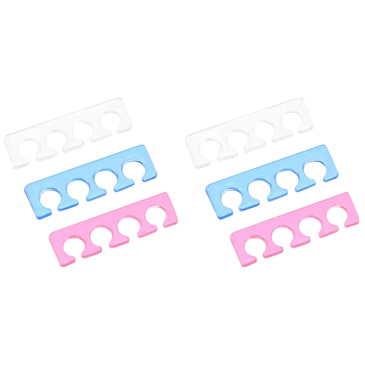 6 Pcs Manicure Tools Nail Silicone Points Separator Finger Divider Beauty Silica Gel Toe Separators
6 Pcs Manicure Tools Nail Silicone Points Separator Finger Divider Beauty Silica Gel Toe Separators