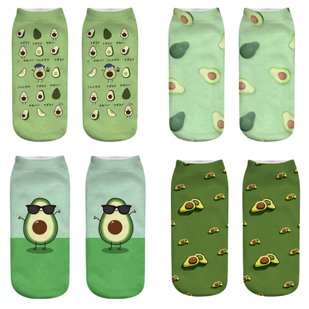 New Funny 3D Printed Avocado Fruit Patterned Creative Low Tube Ankle Socks Unisex Christmas Gift Dropship Kawaii Socks Women
New Funny 3D Printed Avocado Fruit Patterned Creative Low Tube Ankle Socks Unisex Christmas Gift Dropship Kawaii Socks Women