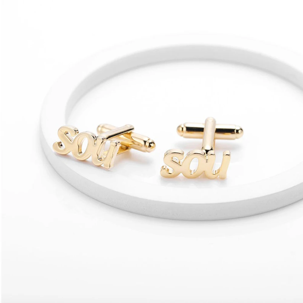 Personalized Custom Letter Name Men's Shirt Stainless Steel Cufflinks Wedding Friends and Family Jewelry Gifts Men's Cufflinks
Personalized Custom Letter Name Men's Shirt Stainless Steel Cufflinks Wedding Friends and Family Jewelry Gifts Men's Cufflinks