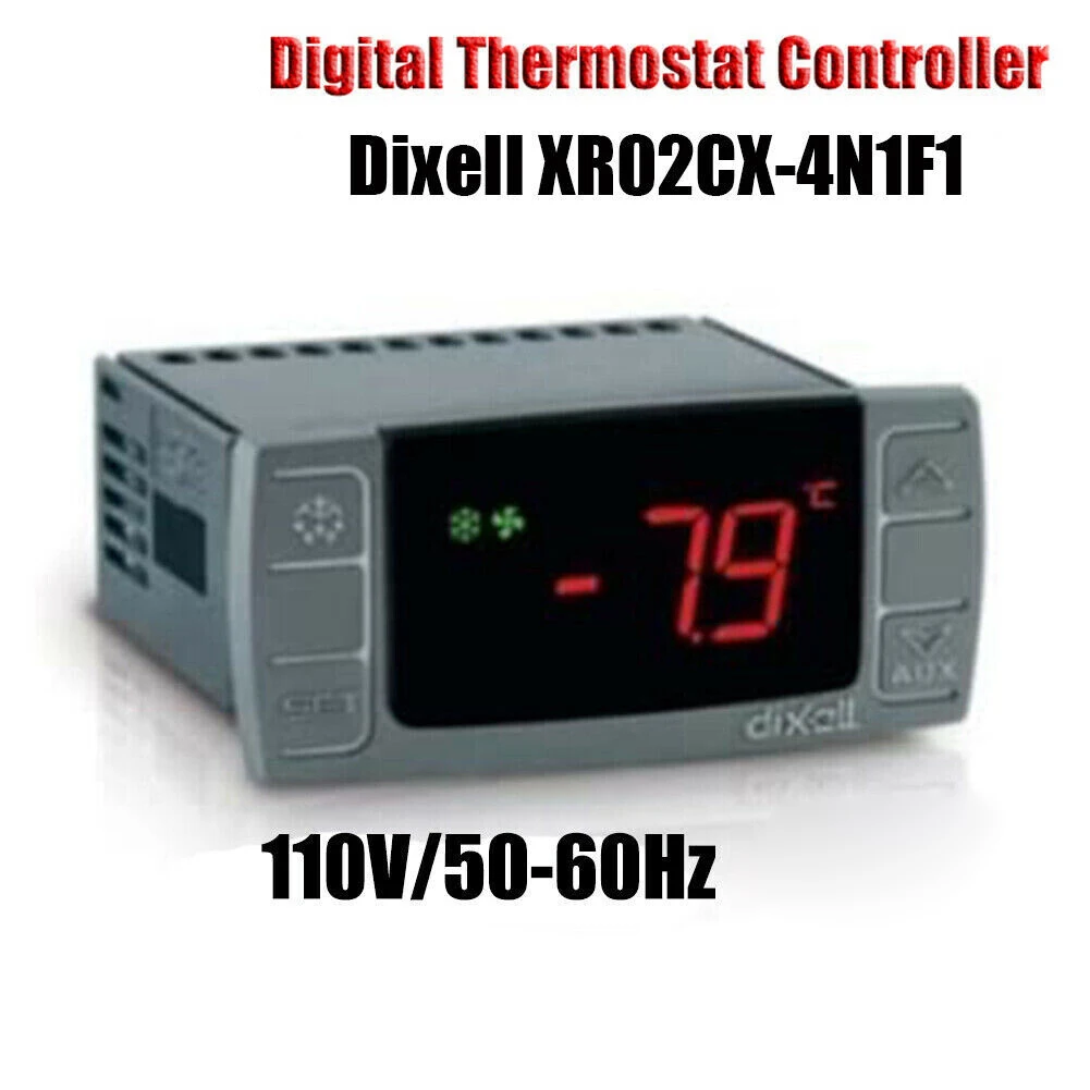 Durable Thermostat Controller Fridges Assembly Digital Fitting Part Replacement Tool XR02CX-4N1F1 110V/50-60Hz
Durable Thermostat Controller Fridges Assembly Digital Fitting Part Replacement Tool XR02CX-4N1F1 110V/50-60Hz