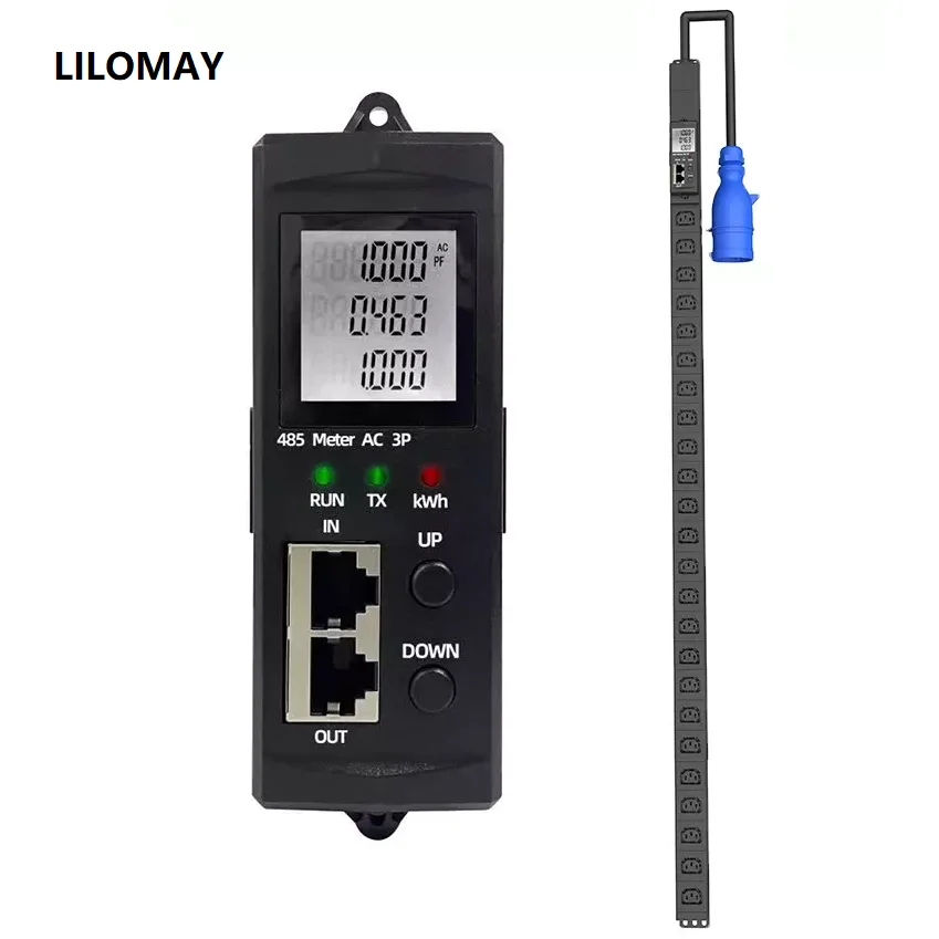 485Modbus Network Smart PDU Single-phase Three-phase 32A 20way C13 Connector Intelligent PDU Cabinet Socket
485Modbus Network Smart PDU Single-phase Three-phase 32A 20way C13 Connector Intelligent PDU Cabinet Socket