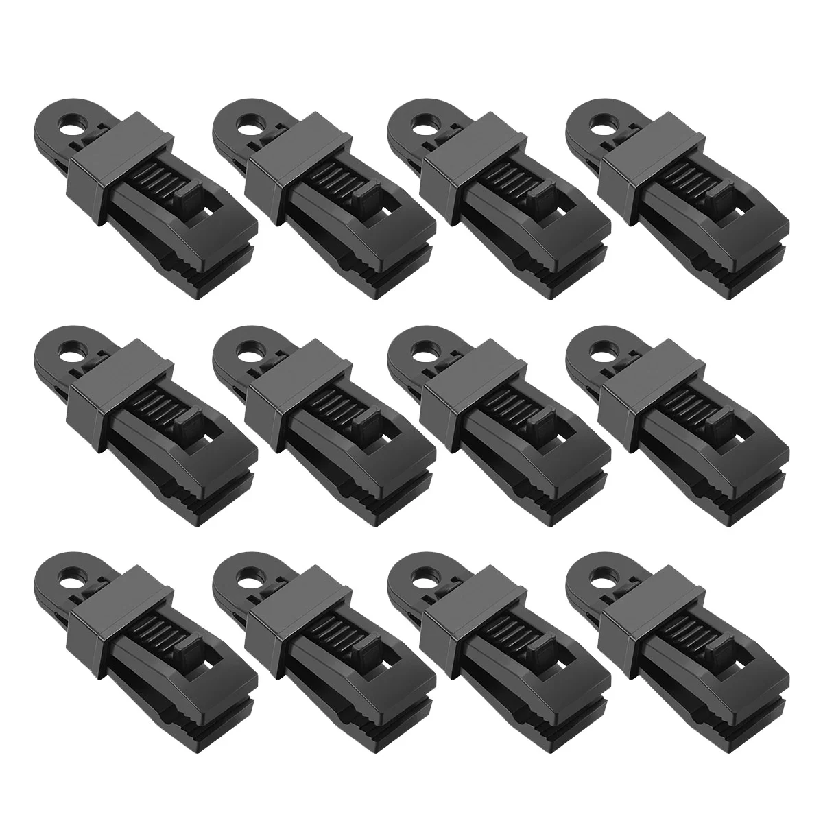 25pcs Tents Clamps Multifunction Awning Wind Rope Buckle Awnings Plastic Clips Tent Tighten for Outdoor (Black)
25pcs Tents Clamps Multifunction Awning Wind Rope Buckle Awnings Plastic Clips Tent Tighten for Outdoor (Black)