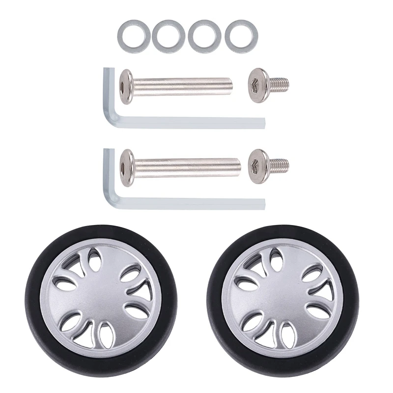 M6 50Mmx12mm Luggage Suitcase Replacement Wheels Wear Resistant PU Caster Deluxe Repair Tool 4 Pair
M6 50Mmx12mm Luggage Suitcase Replacement Wheels Wear Resistant PU Caster Deluxe Repair Tool 4 Pair