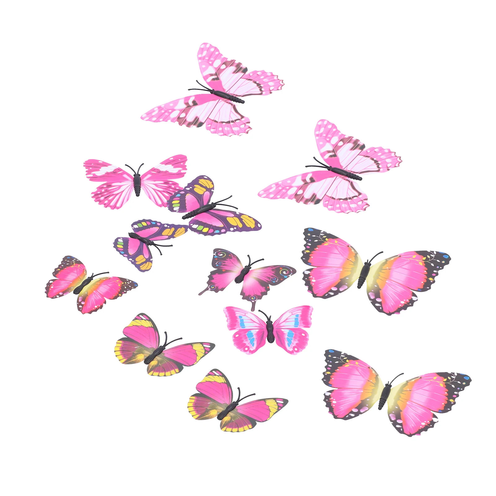 12Pcs/Bag Wall Stickers Stereoscopic Butterfly‑Pattern Decals DIY Wall Art Crafts Red
12Pcs/Bag Wall Stickers Stereoscopic Butterfly‑Pattern Decals DIY Wall Art Crafts Red