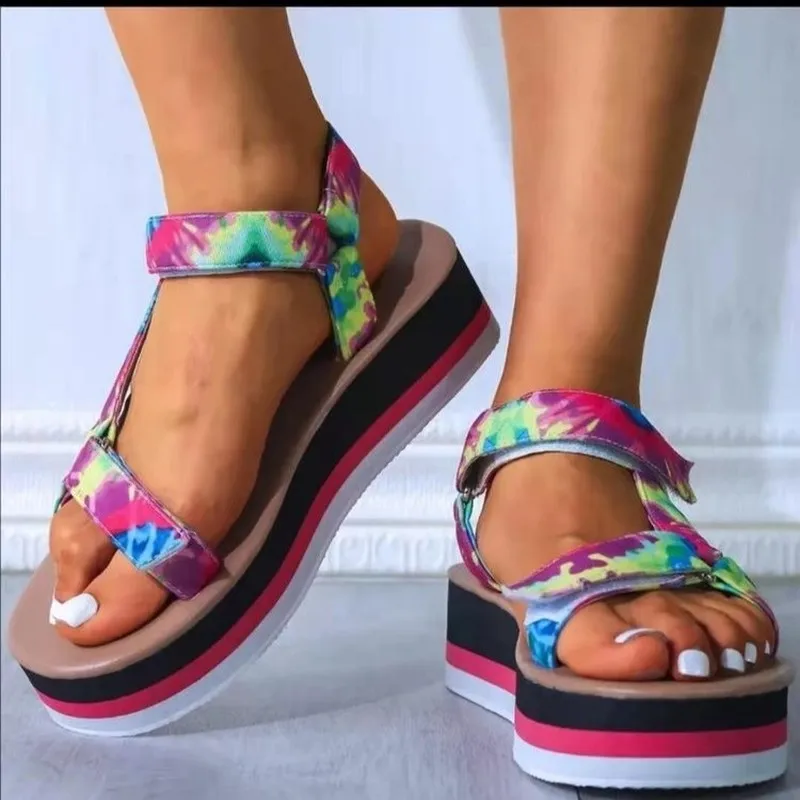 Womens Flat Heel Sandals Thick Bottom Casual Sandal Ladies Leisure Summer Sandals Woman Shoes Women Platform Sandalias De Mujer
Womens Flat Heel Sandals Thick Bottom Casual Sandal Ladies Leisure Summer Sandals Woman Shoes Women Platform Sandalias De Mujer